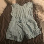 Free People  Sky Blue Sleeveless Romper Photo 5