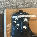 New in Box Mi.im Valencia Star Cowboy Boots Sz 7.5 Black Photo 8