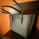 Michael Kors New shoulder bag adjustable hand strap genuine leather all black Photo 3