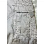 Lee  Easy Fit Cargo Capri Pants Womens Medium Grey Stretch Casual Outdoor Pockets Photo 13