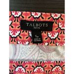 Talbots  Dress Women's Petite Small SP Pink Preppy‎ Square Neck Paisley Church Photo 3