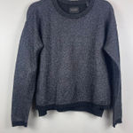 Scotch & Soda  Maison Sweater‎ Womens 1 Small Metallic Gray Knit Long Sleeve Cozy Photo 0