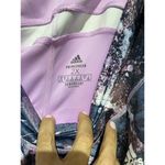 Adidas Women's High Waist PrimeGreen Activewear Leggings Tie Dye Purple Size 2X Photo 1