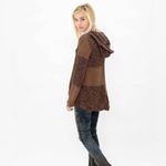 Gimmicks by BKE BKE gimmicks pieced‎ open cardigan brown casual boho women’s size small Photo 1