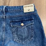 True Religion 7” Release Hem Cotton Denim Blue Jean Shorts Size 25 Photo 4