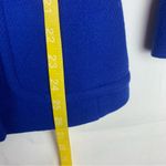 J.Crew size 2 blue stadium cloth pea coat wool blend business casual royal Photo 9