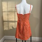 French Connection  Orange Hearts & Kisses Print A-Line Dress Photo 2