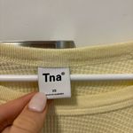 Aritzia TNA Yellow Thermal Top Size XS Photo 3