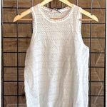 NWT Thakoon Womens Tank Top Small White Lace Crewneck Crochet Cottagecore Photo 0