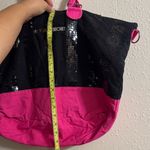 Victoria's Secret  Black and Pink Sequin Tote Photo 6