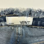 Vervet Raw Waist and Hem Fray Distressed Cutoff Micro Jean Shorts S(3) 28" X 3" Photo 2