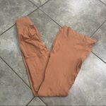 Free People Movement Leggings The Class Flare Ribbed Waist Tan Sz XS/S Workout Orange Photo 6