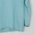 Storybook Knits Womens Birds Floral Embroidered Cardigan Size M Blue Art To Wear Size M Photo 7