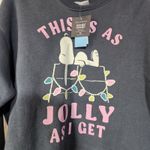 Snoopy ''This is as jolly as i get'' women's small Grayson/threads Gray Photo 1