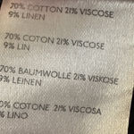 Free People  FP Beach Ribbed Midi Sweater Skirt Cotton Linen Black Veda Small Photo 7