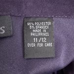 EXPRESS Vintage  Faux Suede Midi Skirt Size 11/12 Center Front Slit Boho Western Photo 6