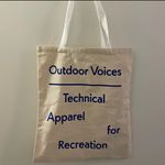 Outdoor Voices Canvas Reusable Tote Photo 1