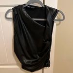 ZARA Black Leather Top Photo 1