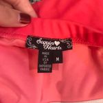 Sequin Hearts Coral Semi Formal Dress Photo 3