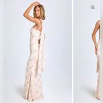 Oh Polly  Cream Strapless Bodycon Dress Photo 13