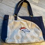 Little Earth  Denver Broncos Purse Shoulder Bag NFL Tote Handbag Embroidered ReAd Photo 0