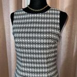 Mario Serrani Size 2 Geometric Print Mid Length Dress Photo 1