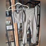 Abercrombie & Fitch YPB workout set contrast leggings sports bra sculptLUX high rise tank top 7/8 Photo 1