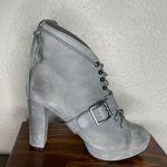 Seychelles Women's Gray Under Construction Lace Up Ankle Boot Size 6.5 Photo 2
