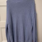 American Eagle Outfitters Blue Mock Neck Sweater Photo 1