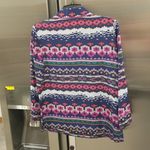 Trina Turk 💕💕 Ira 3 100% Silk Pajama Style Top ~ Fairisle Print Small S NWT Photo 9