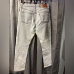 Levi's 501s Skinny Jeans Womens 28 x 28 Picture day- Blue Stretch Button Fly NWT Photo 5