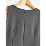 Loft  Dress A- Line Black Sleeveless Classic Formal Crepe Size 6 EUC Photo 7
