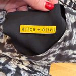 Alice + Olivia  Animal Print Patterned Dress with Open Arm Slits Photo 3