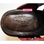 FREEBIRD by Steven Freebird Steven Moonstar Leather Star Cut-Outs Distressed Low Heeled Slides Edgy Photo 9