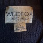 Wildfox  White Label Black 88 Sweater with Floral Design Small S Photo 8