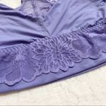 PINK - Victoria's Secret VS PINK Periwinkle Blue Lace Racerback Wireless Bralette Size Small Photo 2