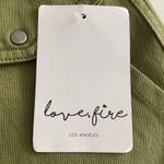 Love, Fire Love Fire Twill Wide Leg Olive Green Pants size L Photo 5