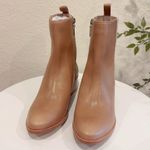 Kaanas Antares Distress Leather Ankle Bootie Nutmeg Brown NWOT Size 6M Tan Photo 2