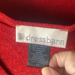 Dress Barn Glittering Red Cardigan and Top Set medium Photo 2