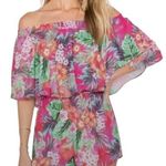 Show Me Your Mumu Rosarita Romper Womens Small Multicolor Resortwear Floral Chic Photo 0