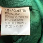 IEENA for MAC DUGGAL Emerald Green V Neck Long Sleeve High Slit Gown Evening 20W Photo 12