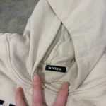 Talentless  Beige Pullover Hoodie Sweatshirt Graphic Print Casual Preppy Sz M Photo 6
