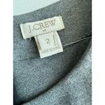 J Crew Ponte Knit Black Gray Short Sleeve Career Dress Women's Sz 2 (B50) Photo 4