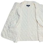 Talbots Womens Quilted Vest Plus Size 2X Cream Fleece Lined Preppy Fall Casual Photo 10