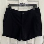 High Waist Black Shorts with Classic Design Size 8 Photo 0