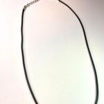 Handmade Y2K Gothic Punk PU leather Necklace , Wire with hanging man zombie pendants Photo 4