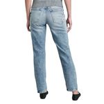 Lucky Brand  Mid Rise Boy Jeans Relaxed Straight Leg Distressed Size 4 / 27 Photo 2