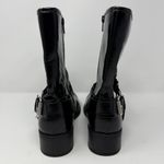 Dolce Vita Armonda Harness Biker Moto Boot Women's 8 Black Silver Mid Photo 6