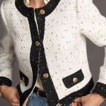 Walter Baker NWT  Meranda Jacket Parisian tweed black white combo Anthropologie Photo 0