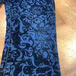 J Brand Brocade Skinny Leg Black and Blue Skinny Jeans Women’s Size 27 ~ Size 4 Photo 9